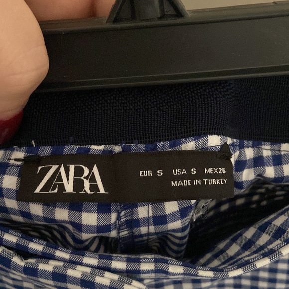 Zara womans gingham pants - Picture 4 of 5